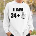 35歳の誕生日 35歳の誕生日男性 35年 35歳の人生 スウェットシャツ 彼への贈り物