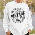 65Th Birthday Made In 1960 When Legends Were Bornintage スウェットシャツ 彼への贈り物