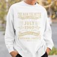 65歳の誕生日プレゼント 男性神話 1960年7月 長袖tシャツ スウェットシャツ 彼への贈り物