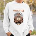 Alpha Wolf I 'Ll Protect You Kitten No Matter What Dominance 長袖tシャツ スウェットシャツ 彼への贈り物
