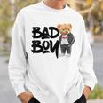 Angry Bad Boystyle、クールなテディベア、バッドボーイグラフィックデザイン。 スウェットシャツ 彼への贈り物
