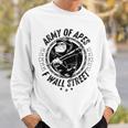 Army Of Apes F Walltreettock Market Meme Trader ギフト スウェットシャツ 彼への贈り物