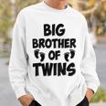 Big Brother Of Twins New Big Brotheriblingギフト スウェットシャツ 彼への贈り物