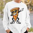 Dabbing Pizza スライス ダンス ピザ 幼児 男の子 ダンス 食通 スウェットシャツ 彼への贈り物