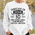 Fabricado En 2014 10 Años Cumpleaños Niño Made In 2014 In Mangas Camisa de entrenamiento Regalos para él