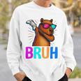 Capybara Gamer Meme Cool Gaming Humor Animal Lover 長袖tシャツ スウェットシャツ 彼への贈り物