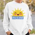 Rise Andhineummerunshine グラフィック 長袖tシャツ スウェットシャツ 彼への贈り物
