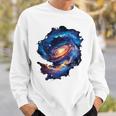 Galaxy Backprint スウェットシャツ 彼への贈り物