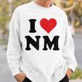 I Heart Nm Initials I Love NM First And Last Name N M スウェットシャツ 彼への贈り物