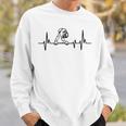 Heartbeat Herzschlag Hunde Hund Boxer Sweatshirt Geschenke für Ihn
