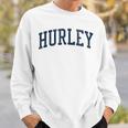 Hurley Ms ビンテージ アスレチック スポーツ Jsn2 ネイビープリント スウェットシャツ 彼への贈り物