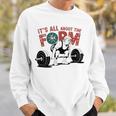 It's All About The Form デッドリフティング トランプ ワークアウト ジム 面白い 長袖tシャツ スウェットシャツ 彼への贈り物