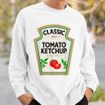 Ketchup ハロウィンコスチューム トマトマッチング ハロウィンケチャップ スウェットシャツ 彼への贈り物