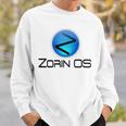 Linux Zorin Os タグラインとロゴ入り オープンソースos スウェットシャツ 彼への贈り物