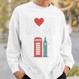 I Love Englandの象徴的なランドマークデザイン。 長袖tシャツ スウェットシャツ 彼への贈り物