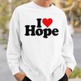 I Love Heart Hope Namee On A スウェットシャツ 彼への贈り物