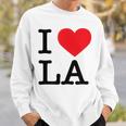 I Love La Top I Heart Los Angeles バケーションギフト スウェットシャツ 彼への贈り物