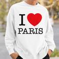 I Love Paris Graphic Novelty & Cool s スウェットシャツ 彼への贈り物