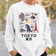 I Love Tokyo Wonderful Tokyo Japan Culture Doodles Graphic スウェットシャツ 彼への贈り物
