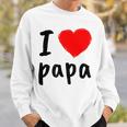 I Love You PapaCool Happy Father's Day Best Daddy スウェットシャツ 彼への贈り物