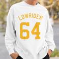 Lowrider 64 Jersey Number On The Back Classic Lowrider Car スウェットシャツ 彼への贈り物