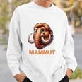 Mammut 氷河期 石器時代 象 ダス イスト マムート コスチューム 長袖tシャツ スウェットシャツ 彼への贈り物