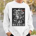 Medusa Backprint 女神の蛇 ギリシャ神話 バックプリント メデューサ スウェットシャツ 彼への贈り物