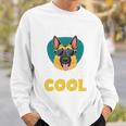 My Dog Thinks I'm Cool サングラス ジャーマンシェパード ドッグオーナー 長袖tシャツ スウェットシャツ 彼への贈り物