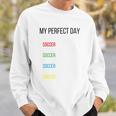 My Perfect Day、サッカー 長袖tシャツ スウェットシャツ 彼への贈り物