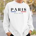 Paris With France Flag Novelty Graphic & Cool s スウェットシャツ 彼への贈り物