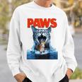 Paws Cat Lover ホラー映画 パロディ スウェットシャツ 彼への贈り物