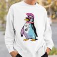 Punkuin 面白い パンクロック パンクロック ペンギン 長袖tシャツ スウェットシャツ 彼への贈り物