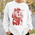 Retro Saddle Up Cowboy Gay Trans Rights Lgbt Pride Sweatshirt Gifts for Him