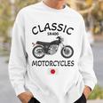 Sr400 ブラックスポーク クラシックバイク モーターサイクリスト オートバイ スウェットシャツ 彼への贈り物