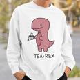 Tea Rex ユーモラスパン。 スウェットシャツ 彼への贈り物