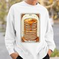 The Tower タロットカード パンケーキタワー 面白いパンケーキ スウェットシャツ 彼への贈り物