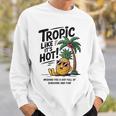 Tropic Like It's Hot パイナップル サマーサングラス ビーチ スウェットシャツ 彼への贈り物