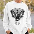 Walhalla Raven Odins ルーンズ ノルディック コンパス バイキング 長袖tシャツ スウェットシャツ 彼への贈り物