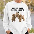 【Super Cute Toypoodles】トイプードル 実写 スウェットシャツ 彼への贈り物