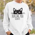 あなたを静かに判断します スウェットシャツ 彼への贈り物
