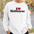アイラブハートメルボルンオーストラリア スウェットシャツ 彼への贈り物