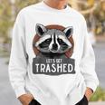 アライグマコスチュームtシャツ グルービー Let's Get Trashed スウェットシャツ 彼への贈り物