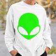 エイリアンヘッド グリーンフェイス ファニービリーブ Ufo ヒューマンコスチューム Edm 長袖tシャツ スウェットシャツ 彼への贈り物