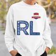 オランダ オランダ 人間の旗 文字 R And L Nederland スウェットシャツ 彼への贈り物