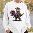 カウボーイ フレンチブルドッグ ライディング A ティラックス かわいいフレンチー スウェットシャツ 彼への贈り物