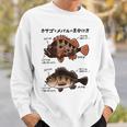 カサゴとメバルの見分け方 スウェットシャツ 彼への贈り物
