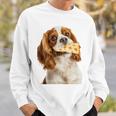 キャバリア・キング・チャールズ・スパニエル・チーズ・ドッグキャバリアー 長袖tシャツ スウェットシャツ 彼への贈り物