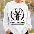 クワガタムシ昆虫コレクターデザイン スウェットシャツ 彼への贈り物
