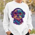 グリフォン ブリュッセロ 犬 音楽 ヘッドホン グリフォン ブリュッセル スウェットシャツ 彼への贈り物