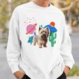ケアンテリア デザートデザイン犬 長袖tシャツ スウェットシャツ 彼への贈り物